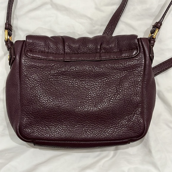 Marc by Marc Jacobs Burgundy Leather Crossbody Bag Classic Q Isabelle - Picture 3 of 10